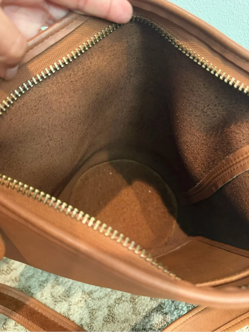 COACH 90’s Vintage Duffle in British Tan EXCELLENT